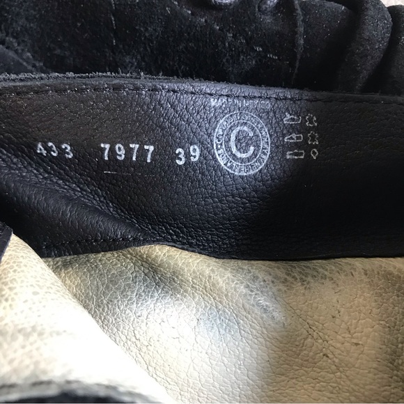 Wolky Leather Suede Lace Up Boots Black Size 39 / 8 - Picture 8 of 9